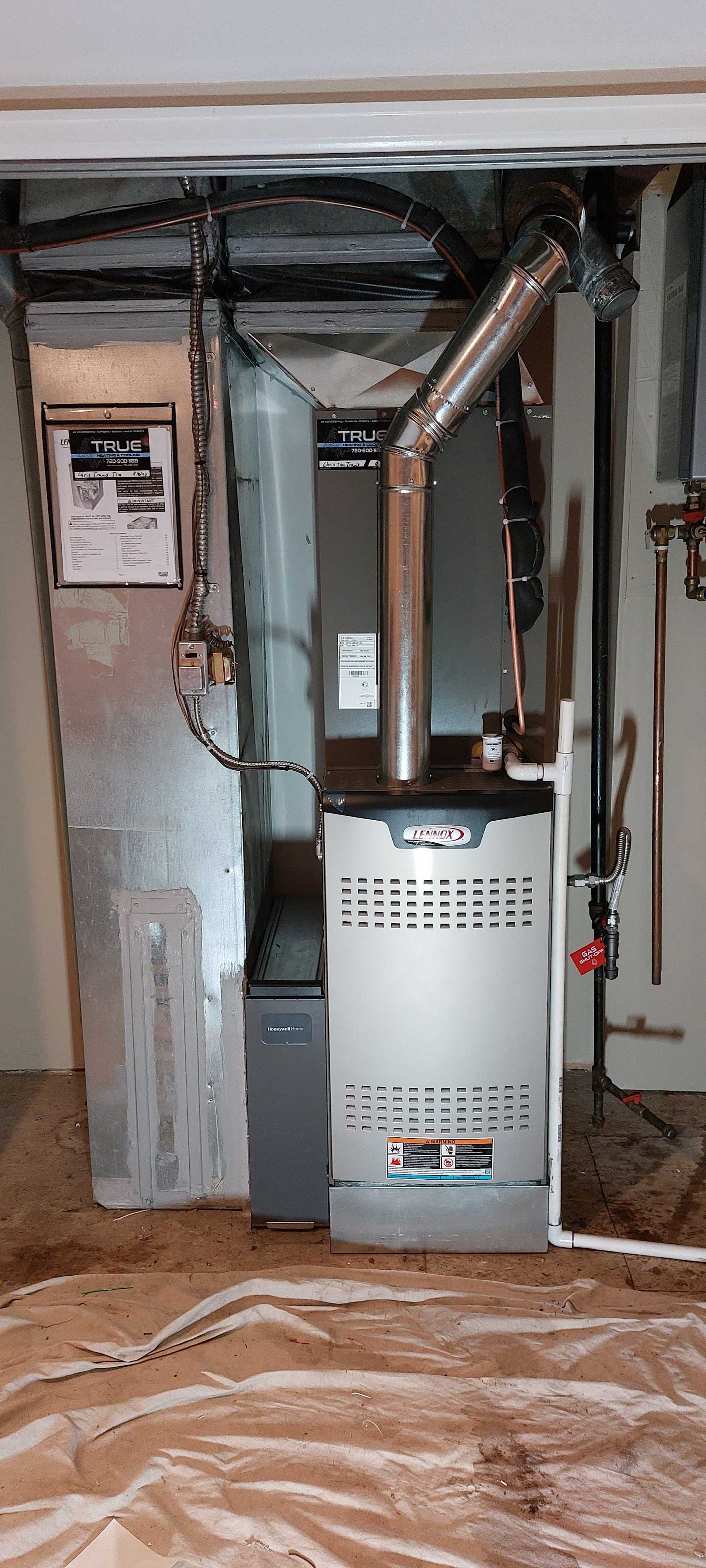 True Heating & Cooling installation